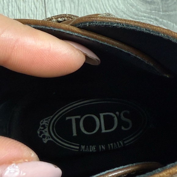 Tod’s Equestrian Brown Leather Ankle Boots - Picture 11 of 12